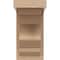 Ekena Millwork 4"W x 4"D x 8"H Wide Sheridan Rough Cedar Woodgrain TimberThane Corbel, Primed Tan CORUR04X04X08SHERCPR - alternate 2